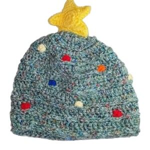 Holiday  Handknitted Youth Xmas Hat holiday‎ cute